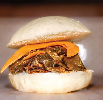 SLIDER · Oven Baked Miso Eggplant
